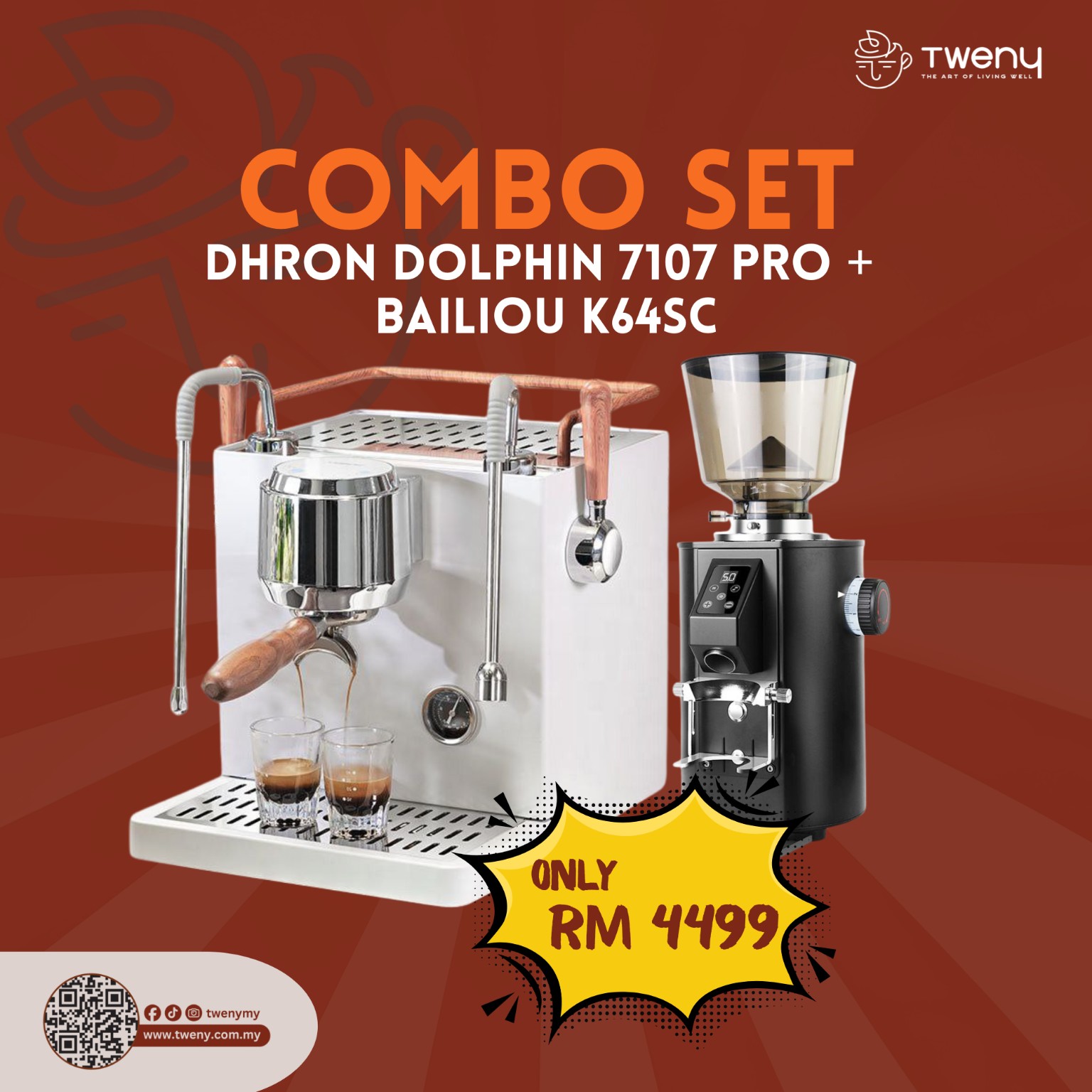 Dhron Dolphin 7107 Pro + Bailou EK45