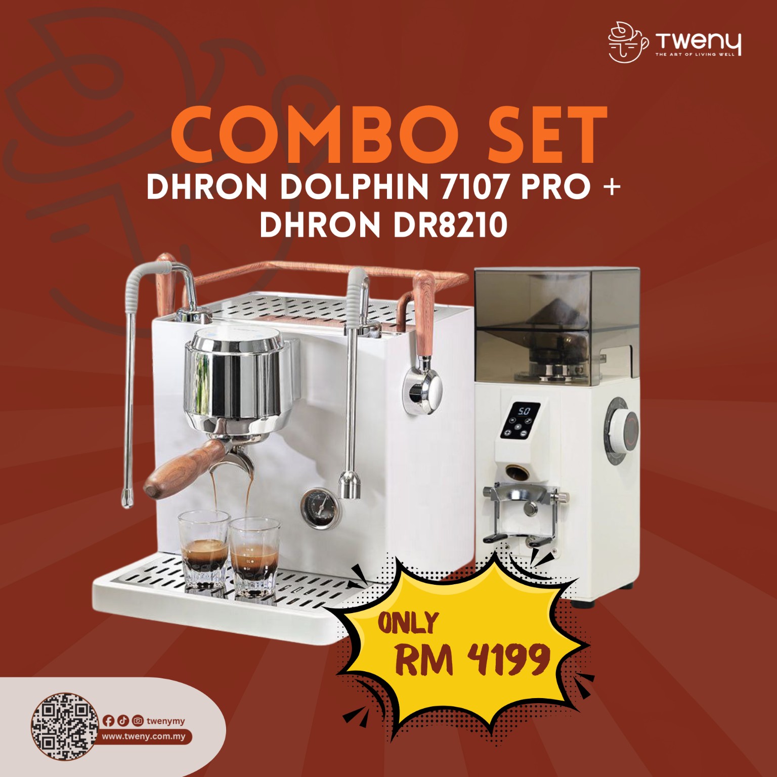 Dhron Dolphin 7107 Pro + Dhron DR8210