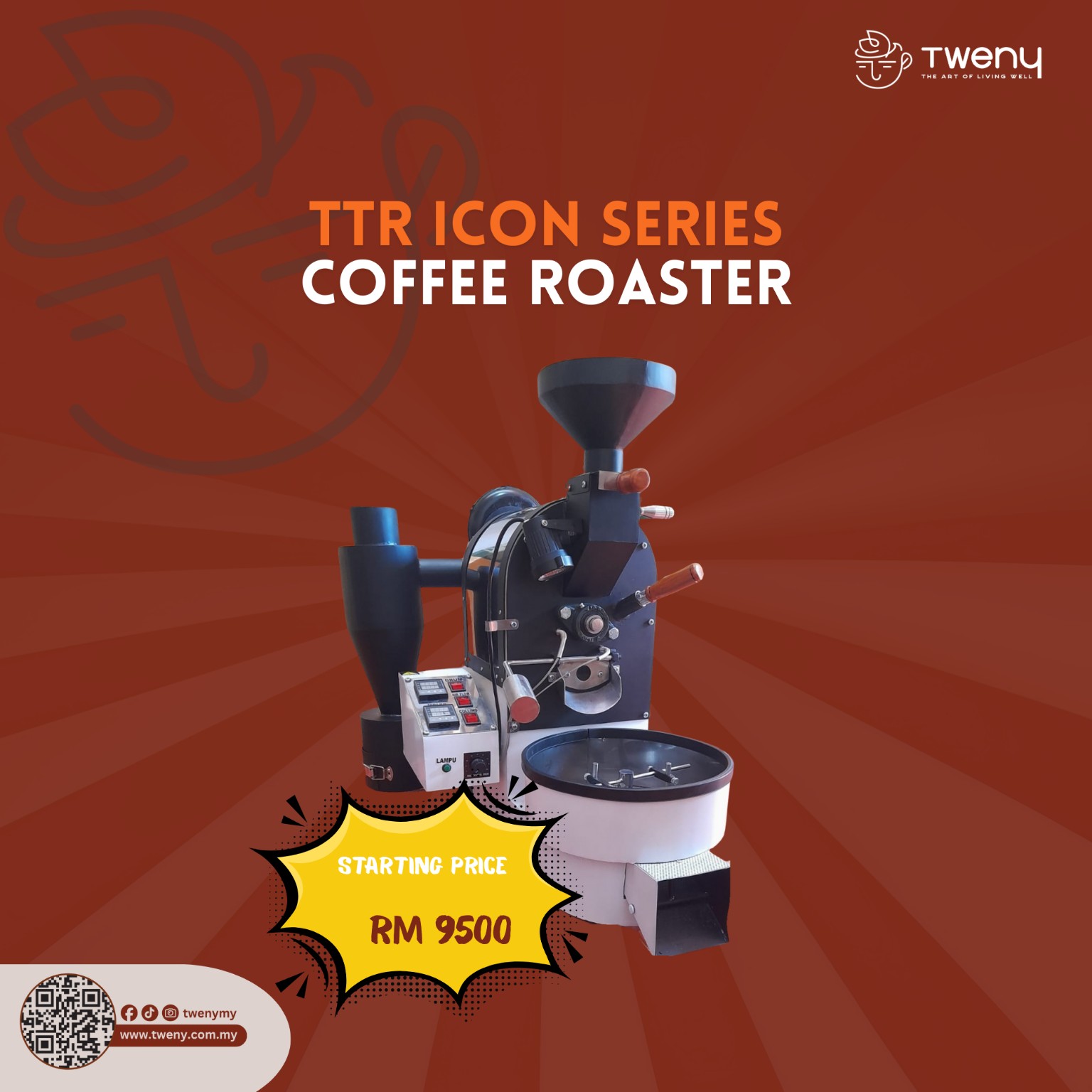 TTR Icon Series Coffee Roaster